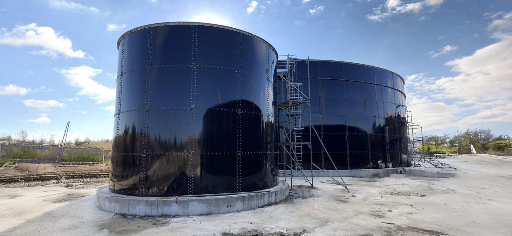 Tanks aus glasbeschichtete Stahl